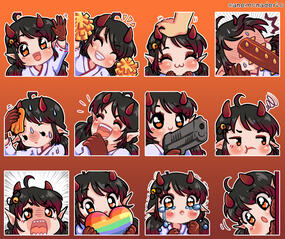 Emotes by @anemonaderio